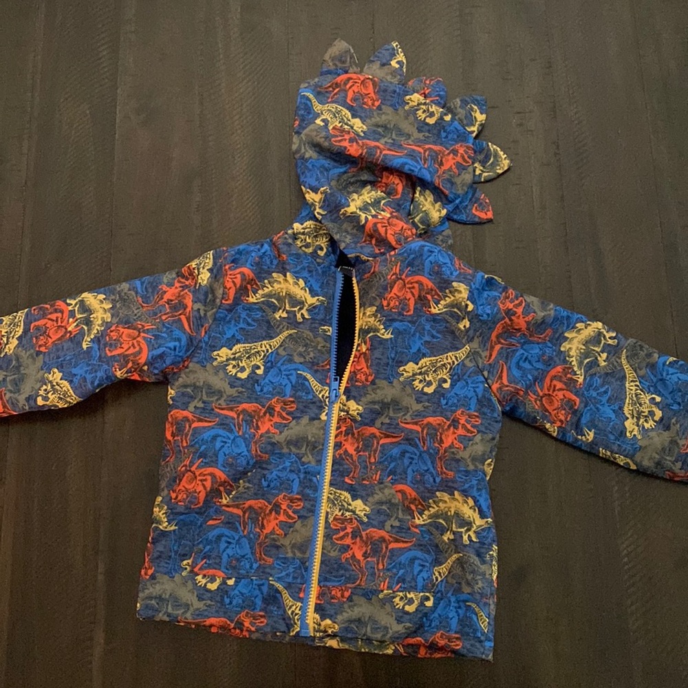 4T Multicolor Dinosaur Jacket